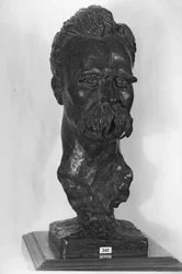 Buste de Friedrich Nietzsche (1844-1900), philosophe allemand, 1902